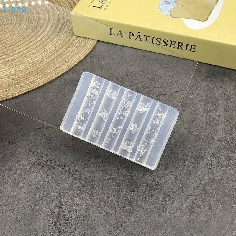 ? 목련꽃 실리콘 네일 몰드, DIY 네일 아트 장 3D 꽃가지 레진 몰드