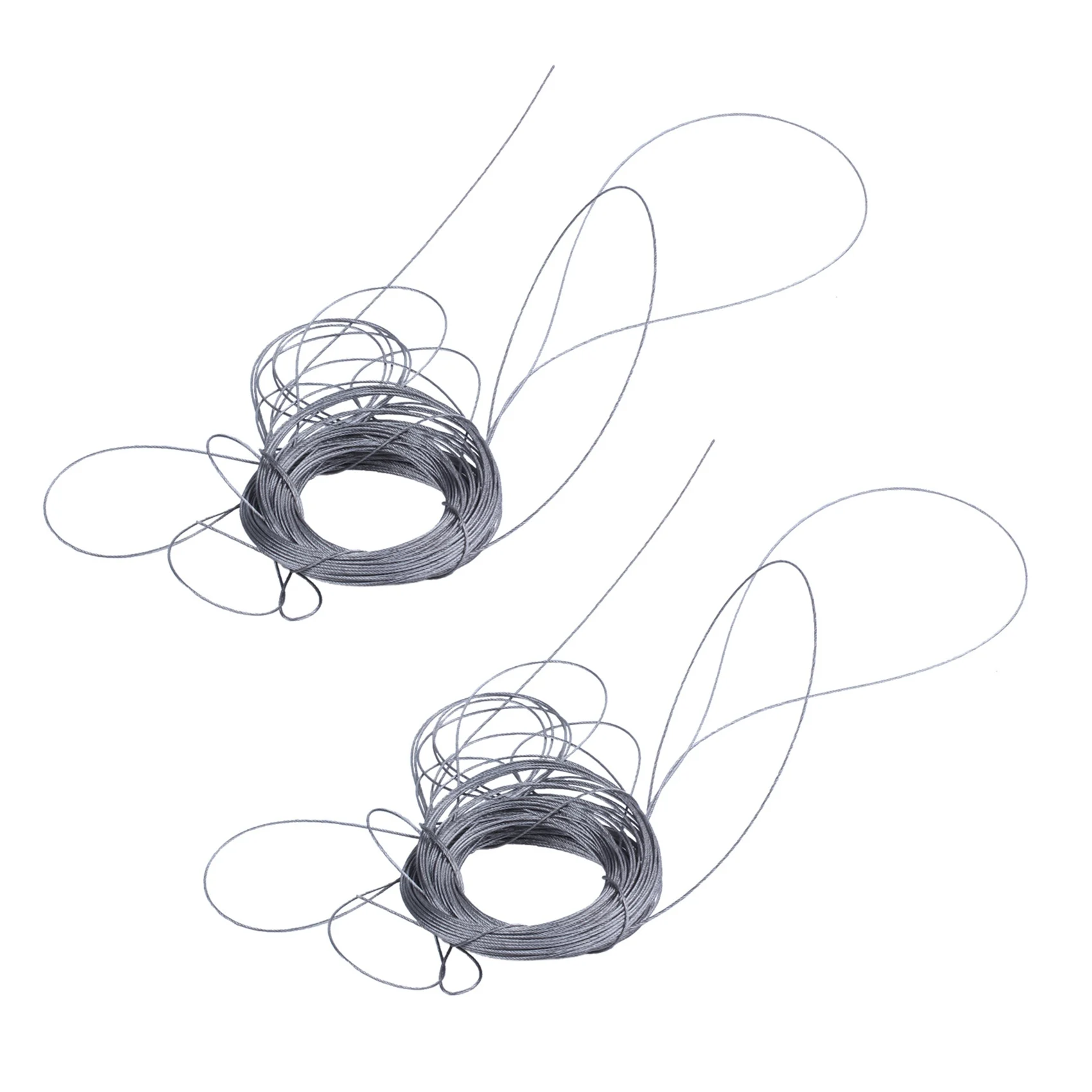 75STO-2X 스테인레스 스틸 와이어 로프 케이블 리깅 추가, 길이: 15M 직경: 1.0Mm