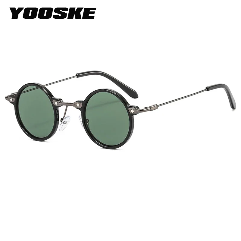 

Oulylan Personalized Punk Sunglasses Men New INS Hip-hop Small Frame Sun Glasses Women Vintage Metal PC Eyewear UV400