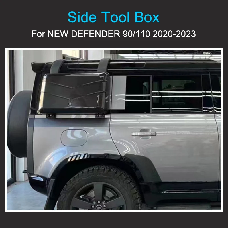 Carbon Fiber Side Tool Box for Land Rover Defender 90 110 Side