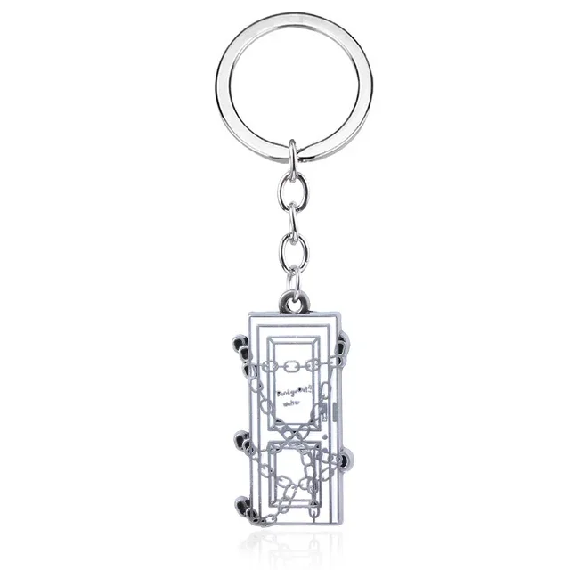 Game Silent Hill 2 Keychain Link Chain Square Key Chains for Women