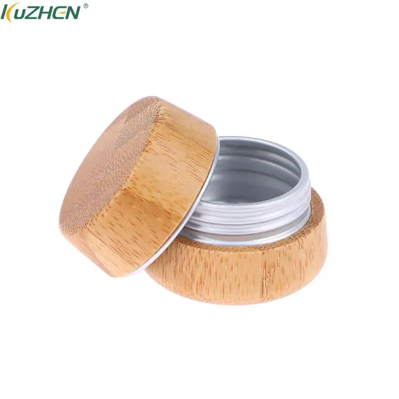 1pc 100 150 200 250g bamboo cream container mask cosmetic jar big size makeup skincare refillable bottle travel storage box 1Pc Mini Bamboo Cosmetic Container Cream Bottle Lip Balm Makeup Skincare Container Refillable Lotion Jar Empty Cosmetic Box