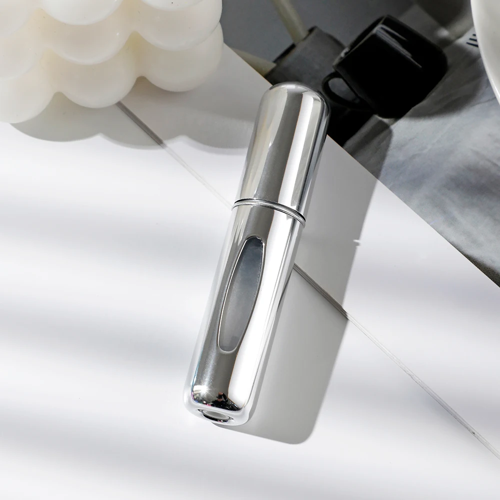 Portable Mini Travel High-end Perfume Bottle Base Refill Bottle Straight Charging Small Sample Perfume Aluminum Material 6