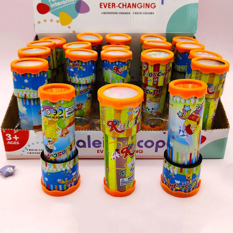 Creative Cartoon Nostalgia Kaleidoscope Toy Multi-prism Telescope Puzzle Student Experiment Boys And Girls Gift Fidget Toys