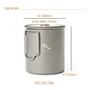 TOAKS Titanium 750ml Pot and Wood Stove STV-12 Ultralight Set for Outdoor Camping Hiking POT-750 & STV-12 4