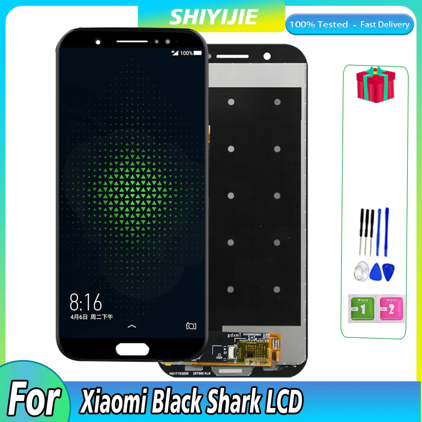 

Оригинальный ЖК-дисплей 5,99 дюйма для Xiaomi BlackShark 1, ЖК-дисплей для Xiaomi Black Shark, сенсорный экран, дигитайзер в сборе, запасные части