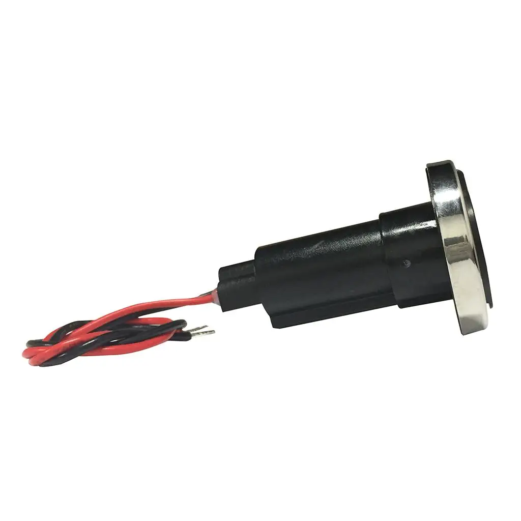

Universal Boat Bow Navigation Light Socket Base with 2 Prong Locking Neck Round