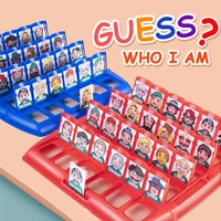 Family guessing game Guess who I am Classic board game All English card toy memory training Parent-child party party indoor game 1