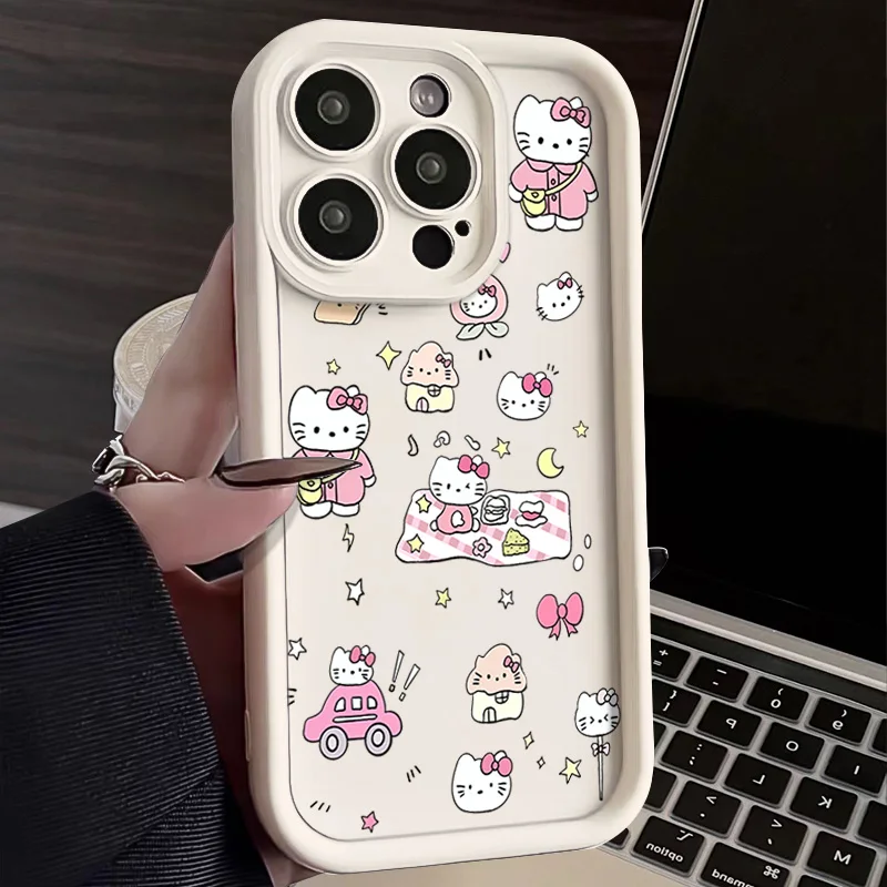 thumbnail image 1 of Sanrio Hello Kitty Case for Samsung Galaxy A31 A30 A24 A23 A22 A21S A20S A20 A14 A13 5G A12 4G A11 A10S A05 Soft Silicone Cover, 1 of 5