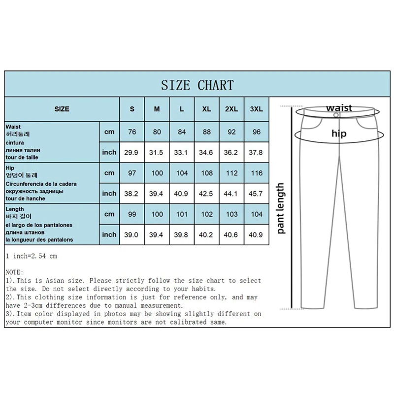 Mens Jeans White High Elastic Waist Skinny Cowboy Trousers Streetwear Slim Biker Blue Ripped Pencil Pants Male Sweatpants Autumn