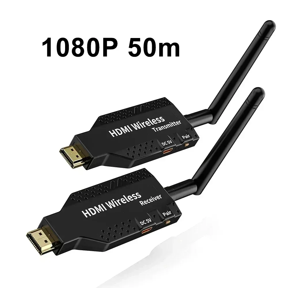 50m 100m 150m 1080p 4K Wireless HDMI Extender Video Transmitter Receiver Display Adapter Screen Share Fr Camera PC To TV Monitor