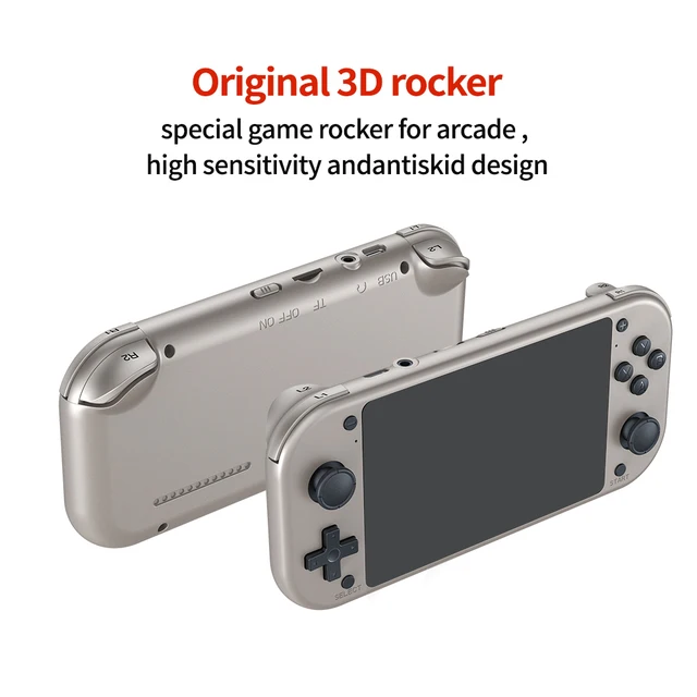 BOYHOM M17 Retro Handheld Video Game Console Open Source Linux System 4.3 Inch IPS Screen Portable Pocket Video Player 64GB 3