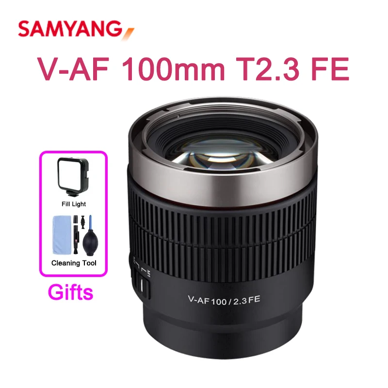 Samyang V-Af 100Mm T2.3 Fe Cine Lens Af Stm Motor Full Frame Camera Len Per Sony Fx6 Fx9 A9Ii A7Rav A7Riii A7C Mirrorless Camera