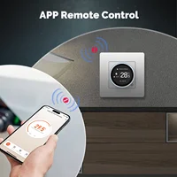 MOES Tuya ZigBee Smart Knob Thermostat Star Ring Series Temperature Controller Water Boiler Electric Heating With Alexa Google - Image 3