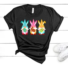 

Women T-shirt Harajuku Lady Easter Day T Shirt Funny Tee Female T-shirt Leisure Fashion Aesthetic Cotton Tshirt Mujer Camisetas