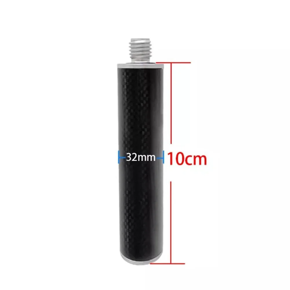 Carbon Fiber Extension Pole 32mm Diameter with 5/8 11 Thread for GPS Surveying Rod Compatibility Length Options 10cm to 50cm