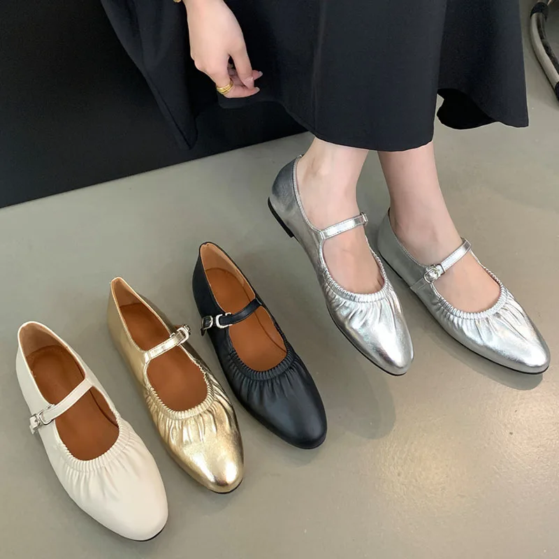 

Женские Туфли Мэри Джейн, мягкие туфли с ремешком и пряжкой, весна-лето 2024