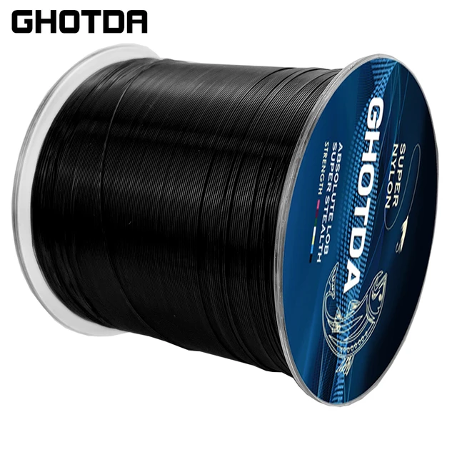 GHOTDA 500M Nylon Fishing Line Monofilament Smooth Super Strong Carp Fishing  Line 4.4-28.6LB