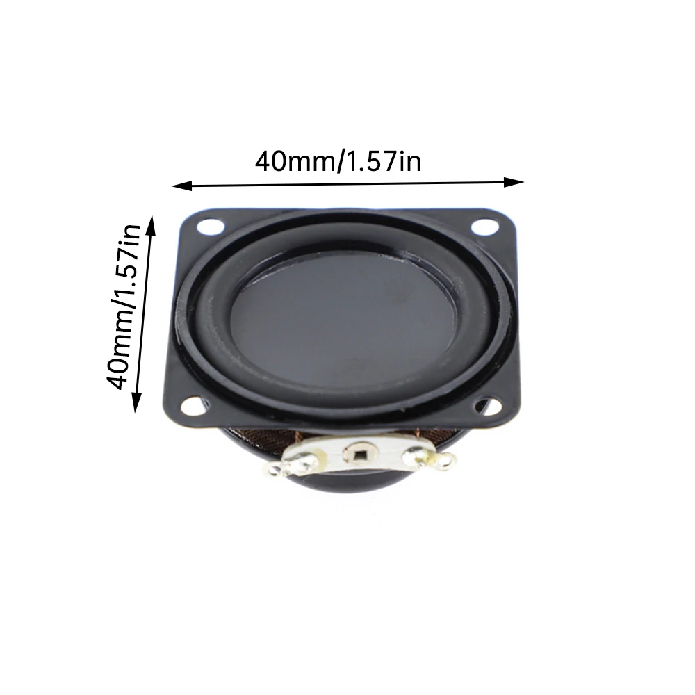 40mm 5W 스피커 내부 자기 스피커 전 범위 스피커 오디오 비디오 음악 스피커 수리를위한 16 코어 4Ω 블루투스 스피커