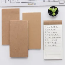 

Simple Notebook Tearable Practical Kraft Paper Portable Notepad TO DO Plan Notes