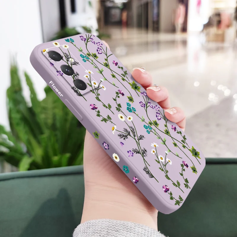 Fresh Flower Vine Design Phone Case Cover