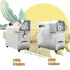 Table Top 3 Rolls Sugar Cane Grinder Sugar Cane Juice Extractor Machines Electric Stainless Steel Vertical Sugar Cane Juicer 2