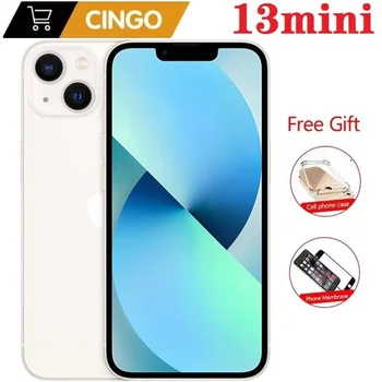 iPhone 13mini 128GB/256GB ROM A15 IOS 5G Face ID 5.4 "Schermo OLED Smartphone 12MP cellulare Sbloccato iphone 13 mini NFC