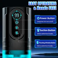 Teleskop Saugen Masturbator für Männer Rotierenden Blowjob Masturbation Tasse LCD Display Tasche Pussy Penis Pumpen Sex Spielzeug für Erwachsene 5