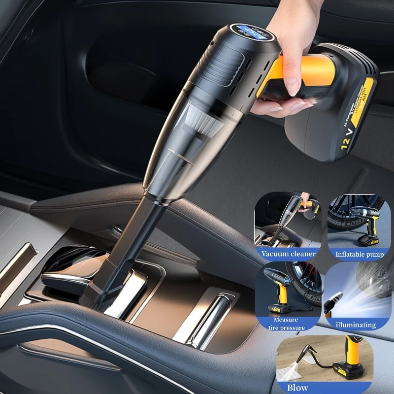 Multifunction Powerful Wireless Car Vacuum Cleaner Strong Suction Air