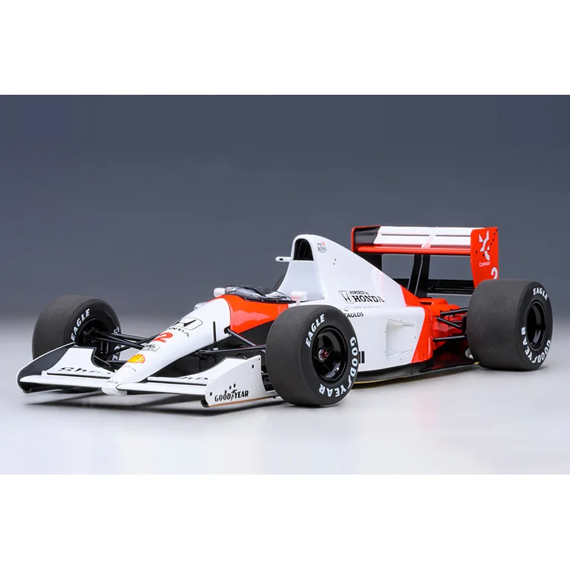

Autoart ABS пластик масштаб 1:18 Honda MP4/6 1991 Модель гоночного автомобиля взрослые игрушки классические орнаменты сувенирные подарки статический дисплей