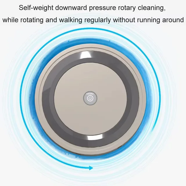 Wireless Smart Sweeping Robot, 3 in 1 Smart Sweeper, Ultra Silent Low Power Consumption Auto Cruise Sweeping and Vacuuming Robot 6
