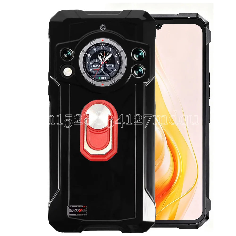 Shockproof Ring Holder Kickstand Case - Soft TPU Cover