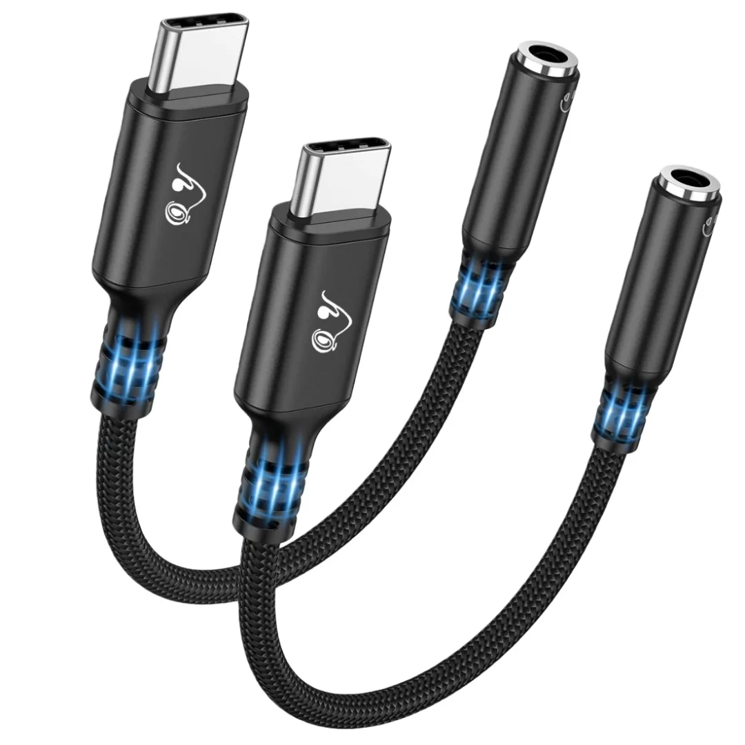 Premium USB-C to 3.5mm Headphone Adapter - Hi-Fi Audio Quality
