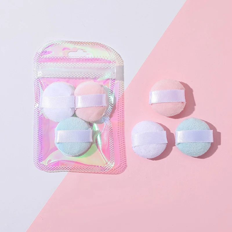 Velvet Mini Finger Puff Makeup Blending Sponge in Assorted Colors