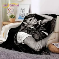 3D Justin Bieber Idol Singer Soft Blankets,Keep Warm Throw Blanket Comfortable Blanket for Picnic Beds Sofa Home Bedroom Gifts 2