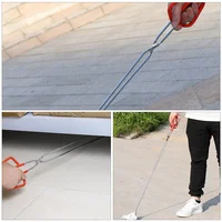2 Pcs Trash Can Clamps Tweezers Grabber Tool Grabbers Household Fire-tongs Litter 1