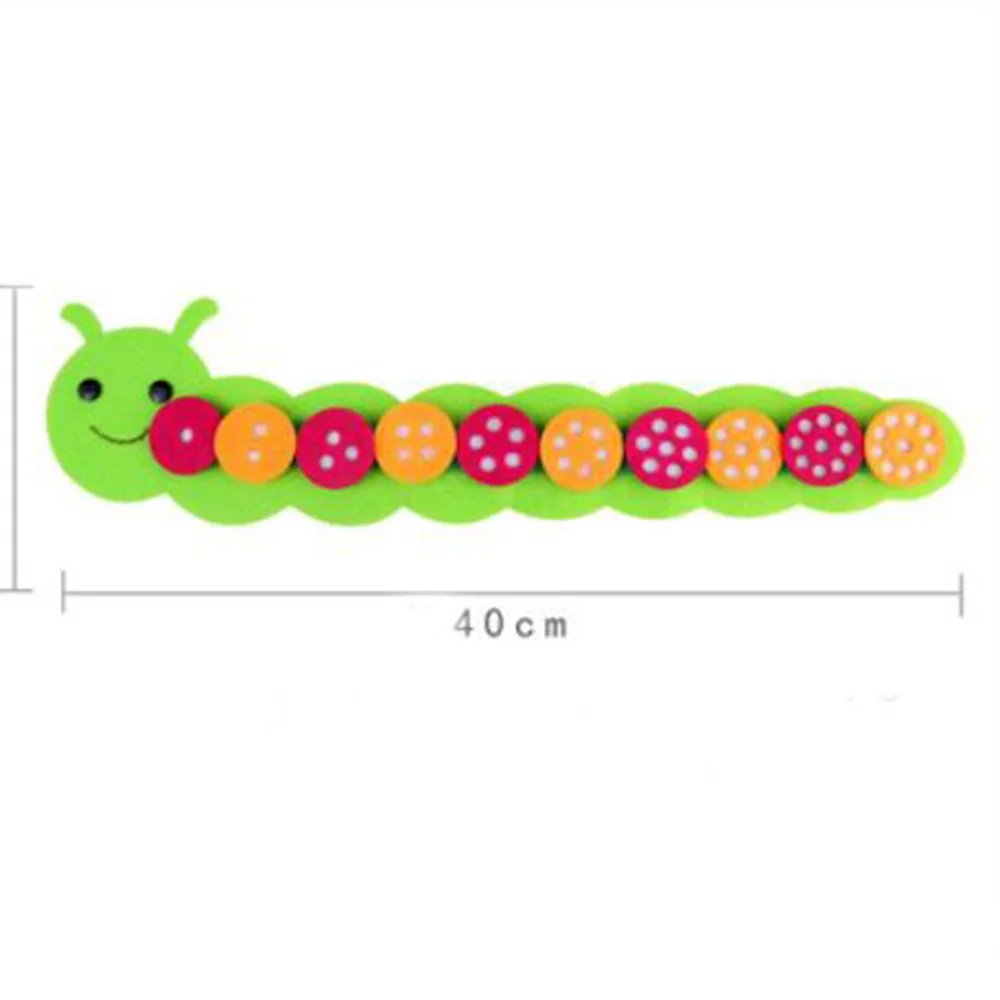 Montessori Materials Caterpillar DIY Math Toys Kids Toys Number Educational Learning Toys for Children Preschool Teaching Aids