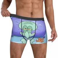 Kawaii SpongeBobed Squidward Cartoon Man Boxer Briefs Ultra Soft Underwear Underpants 2