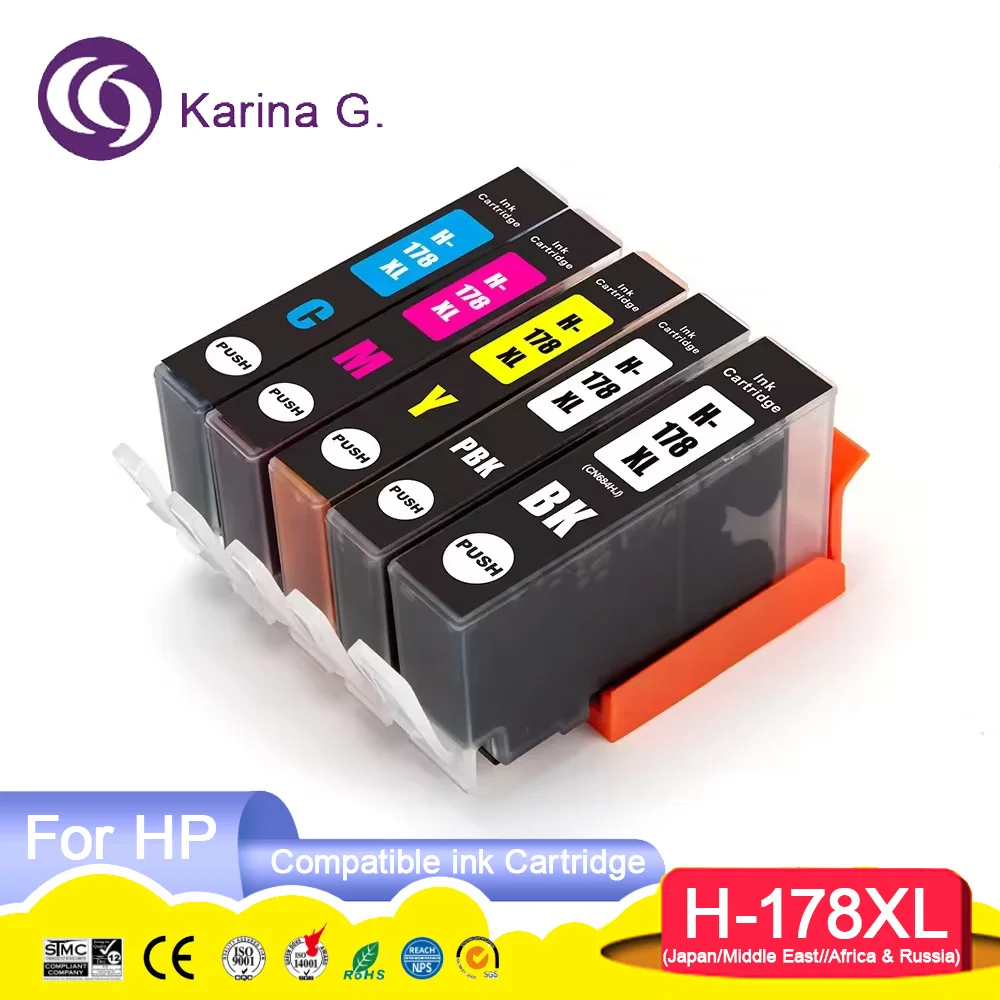 178 178XL Premium Compatible Color Inkjet Ink Cartridge for 178 Photosma C6380/