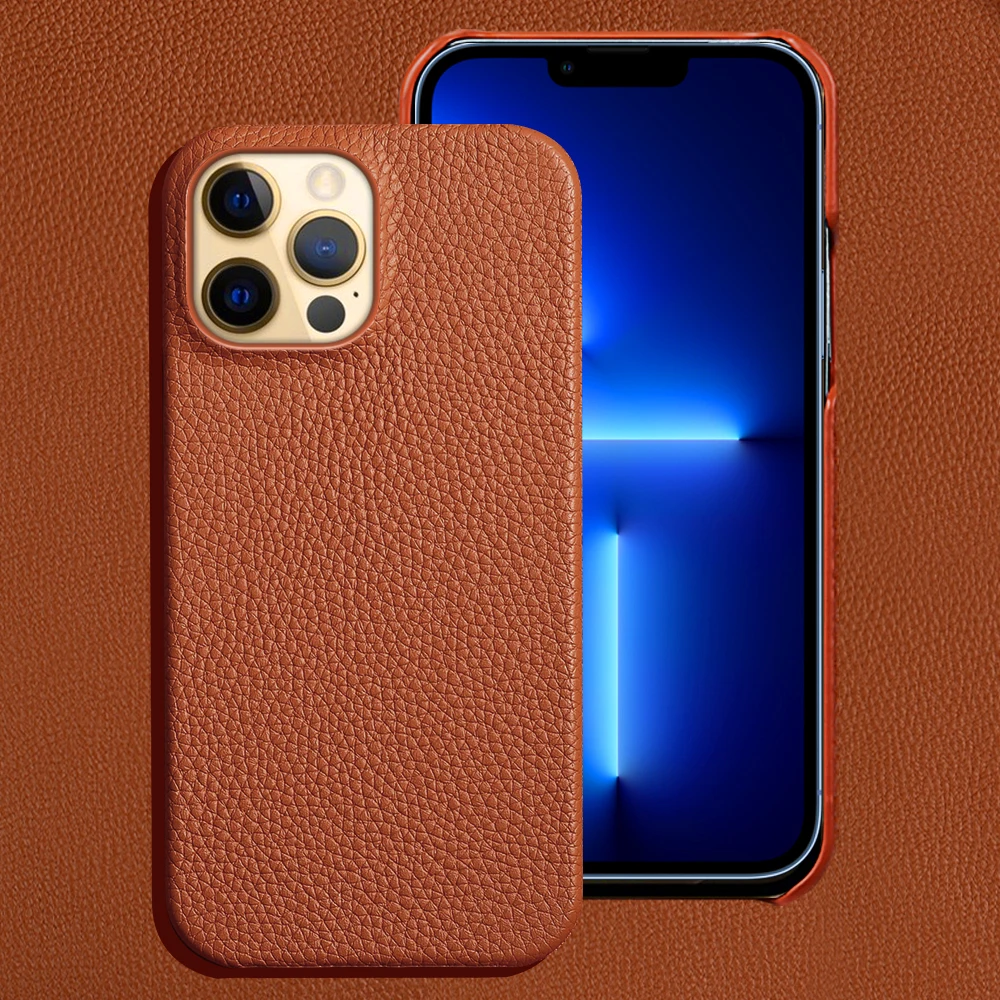 Чехол из натуральной воловьей кожи для телефона iPhone 13 Pro Max 12 Mini 11 X XR XS 5 6 6S 7 8 Plus SE 2020