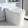 Tankless Smart Toilet with Warm Water Sprayer Dryer One Piece Bidet Toilet with Foot Sensor Operation Heated Bidet Seat 1
