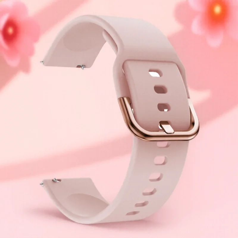 Universal Silicone Smartwatch Band - 20mm/22mm Strap
