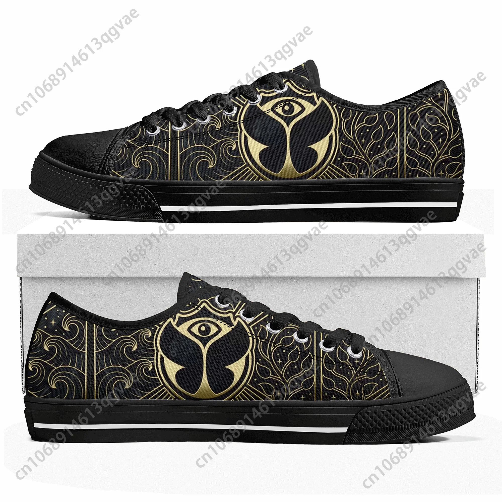 Tomorrowland Flag Music Festival Low Top Sneakers Womens Mens Teenager High Quality Shoes Tailor-Made Canvas Sneaker Couple Shoe 2