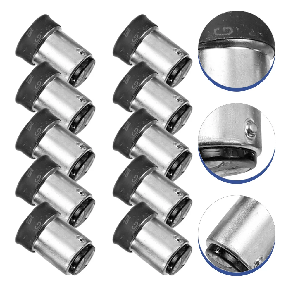 

10 Pcs Conversion Lamp Holder Light Bulb B15 to E14 Converter Adapter Screw Copper Converters Socket