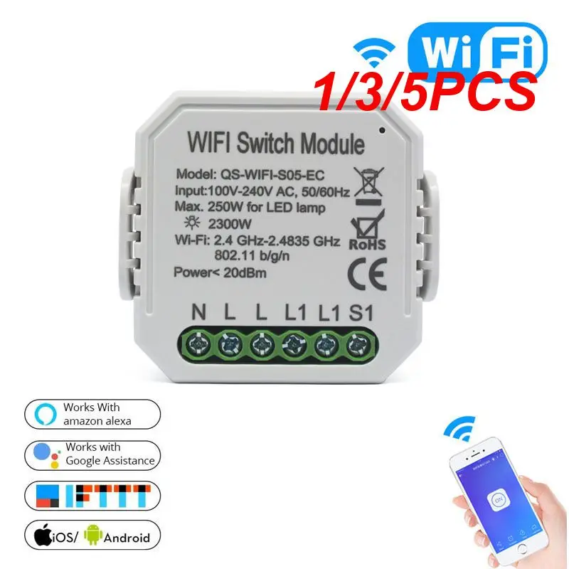 Controllo Dell'App Del Monitor Portatile Per La Misurazione Del Consumo Da 1/3/5 Pezzi Con Amazon Alexa E Dispositivo On-Off Domestico Pratico