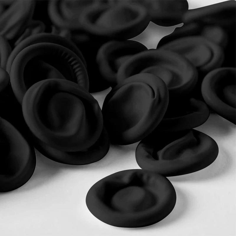 100 disposable latex finger covers anti-static natural anti-static fingertip protective gloves work nail art tools