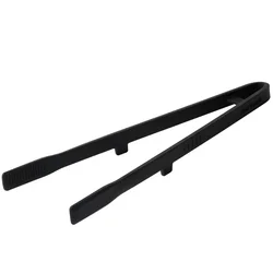 Silicone Heat-Resistant BBQ & Cooking Tongs (1Pcs Black)