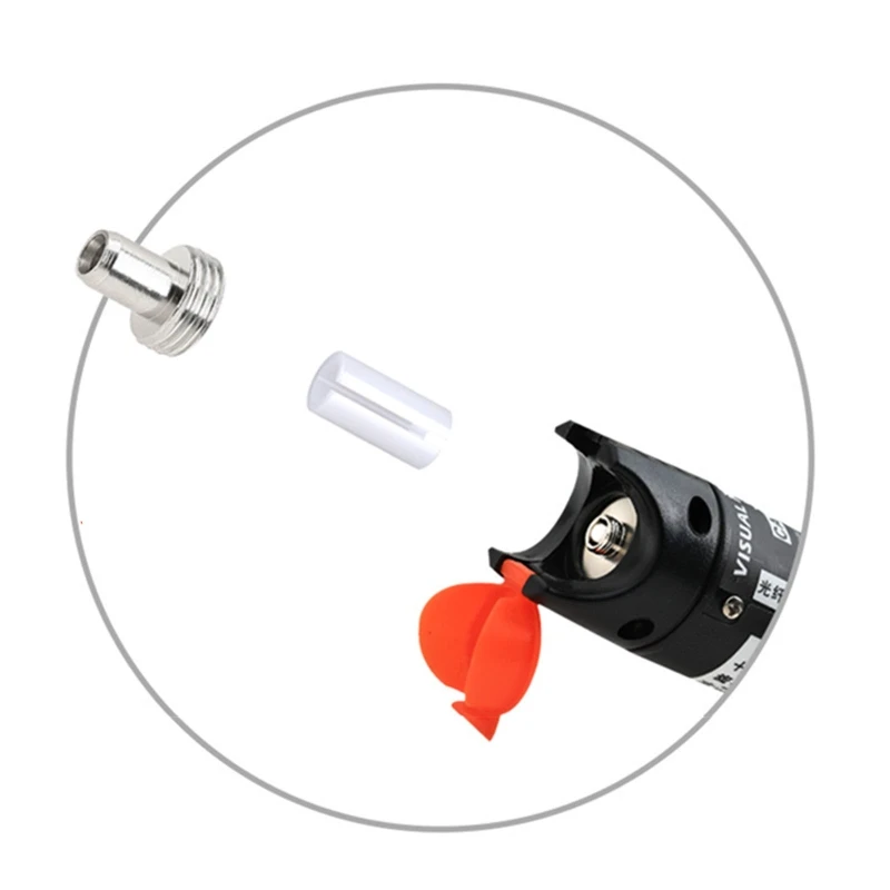 2Set Metal-Head Fitting and Ceramic Tube Sleeves Connector Adapters For Fiber Optic Visual Fault Locator antenna adapter,rf adapter kit