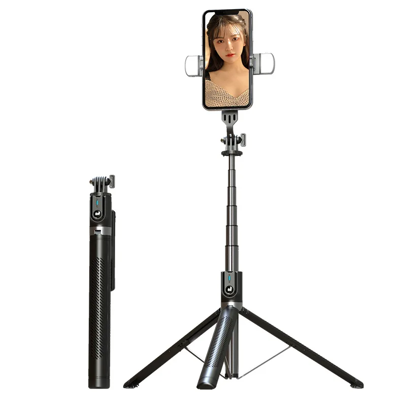 Phone Tripod Xiaomi Lengthen Portable Telescopic Pole Wireless Bluetooth Stand with Remote Control