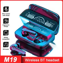

BT 5.1 True Wireless Headphones Touch In-Ear Earphones Noise Cancelling Sport Earbuds Low Latency Waterproof Headsets